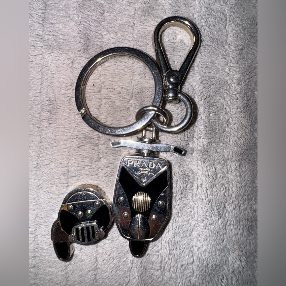 Prada Moped Bag Charm Keychain